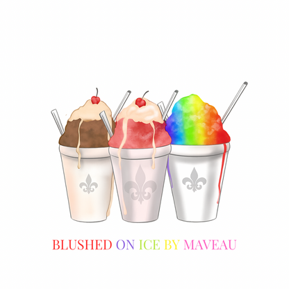 BLUSHED ON ICE